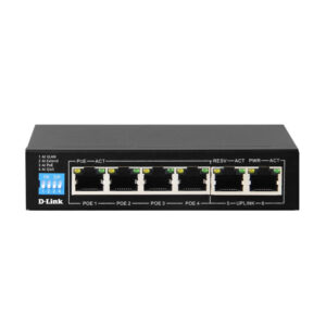 D-Link DGS-F1006P-E 6-Port 10/100/1000 Switch with 4 PoE Ports
