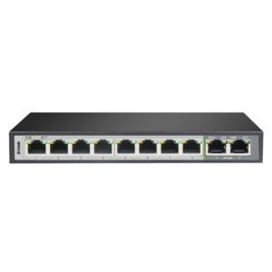 D-Link DGS-F1010P-E 10 Port 10/100/1000 Switch with 8 PoE Ports