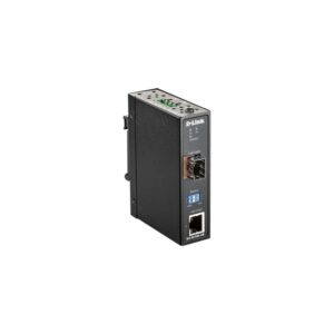 D-Link DIS-M100G-SW Industrial Media Converter 100/1000 Mbps SFP to 100/1000 Mbps RJ45