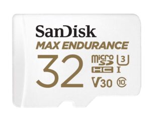 SanDisk MAX ENDURANCE microSD™ Card 32GB with SD Adapter