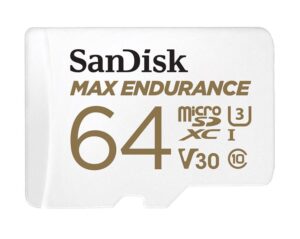 SanDisk MAX ENDURANCE 64GB microSDXC Card with SD Adapter