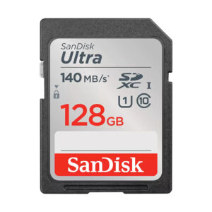 SanDisk Ultra 128GB SDHC SDXC UHS-I Memory Card 140MB/s Full HD Class 10