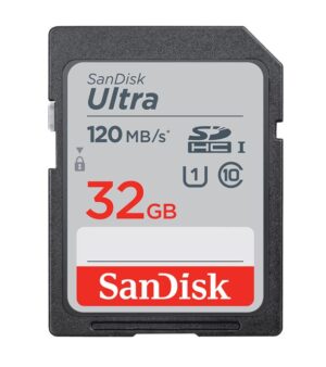 SanDisk Ultra 32GB SDHC UHS-I Memory Card 120MB/s
