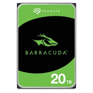 Seagate 20TB 3.5" Barracuda SATA 6Gb/s CMR 7200RPM 512MB Cache HDD