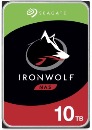 Seagate IronWolf 10TB 7200 RPM 256MB Cache SATA 6.0Gb/s 3.5" Hard Drive (ST10000VN000)