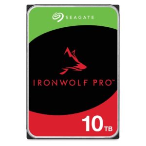 Seagate 10TB 3.5" IronWolf Pro NAS SATA Hard Drive (ST10000NT001)