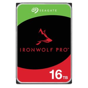 Seagate IronWolf Pro 16TB 3.5" NAS Hard Drive - SATA 6Gb/s, 7200 RPM, 256MB Cache