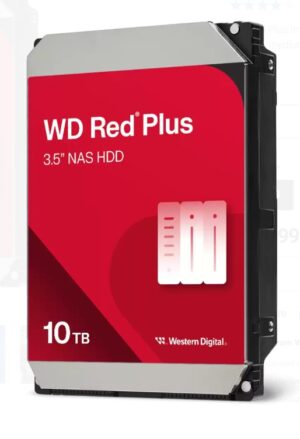 Western Digital WD Red Plus 10TB 3.5" NAS HDD SATA3 7200RPM 256MB Cache