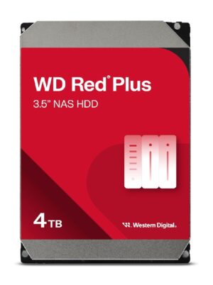 Western Digital WD Red Plus 4TB 3.5" NAS HDD SATA III NAS Hard Drive