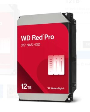 Western Digital WD Red Pro 12TB 3.5" NAS HDD SATA3 7200RPM 256MB Cache