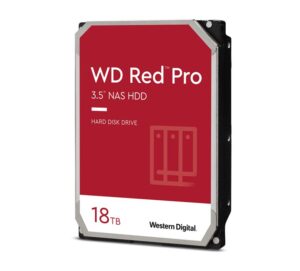 Western Digital WD Red Pro 18TB 3.5" NAS HDD SATA3 7200RPM 512MB Cache