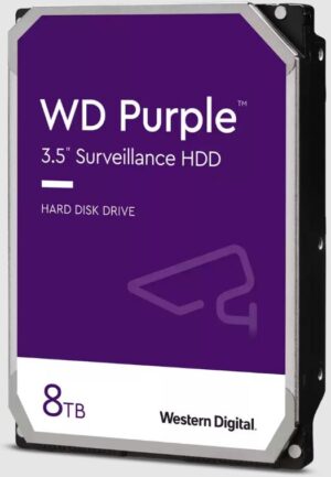 Western Digital WD Purple 8TB 3.5" Surveillance HDD 256MB Cache SATA