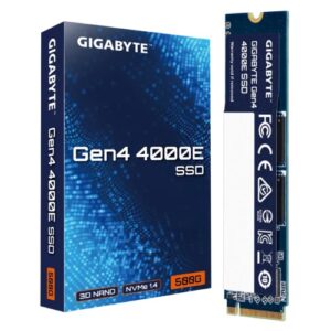 GIGABYTE Gen4 4000E 500GB NVMe PCIe 4.0 x4 M.2 2280 SSD