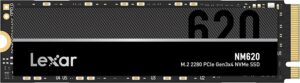Lexar NM620 256GB M.2 2280 PCIe Gen3x4 NVMe Internal SSD