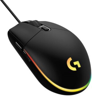 Logitech G203 LIGHTSYNC RGB 6 Button Gaming Mouse - Black