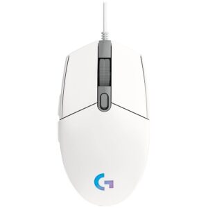Logitech G203 Lightsync RGB Gaming Mouse - White