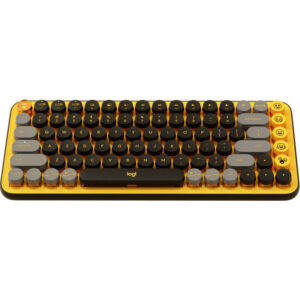 Logitech POP Keys Wireless Mechanical Keyboard - Blast Yellow