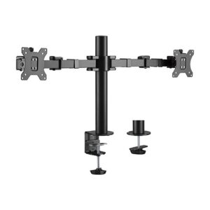 Brateck LDT33-C024 Dual Monitor Articulating Steel Monitor Arm for 17"-32"