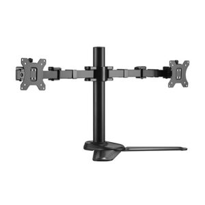 Brateck Dual Free Standing Monitors Affordable Steel Articulating Monitor Stand