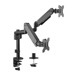 Brateck LDT48-C024 Pole-Mounted Gas Spring Dual Monitor Arm