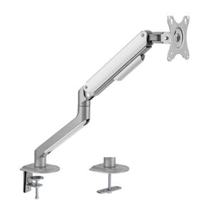 Brateck Single Monitor Economical Spring-Assisted Monitor Arm - Matte Silver (LDT63-C012-S)