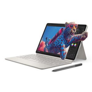 Lenovo Yoga Tab 11.1' 3.2K 256GB/12GB Wi-Fi Tablet w/ Keyboard Back & Pen (Seashell White)