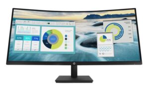 HP P34hc G4 34" WQHD Curved UltraWide Monitor