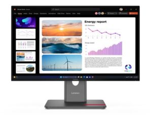 Lenovo ThinkVision P24q-40 23.8" QHD IPS USB-C Docking Monitor