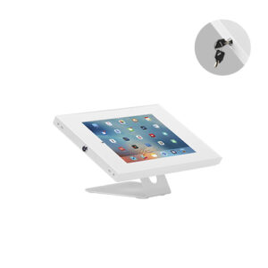 Brateck Anti-Theft Wall-Mounted/Countertop Tablet Holder - White (PAD34-02)