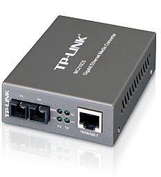 TP-LINK MC210CS 1000M RJ45 to 1000M Single-mode SC Fiber Converter