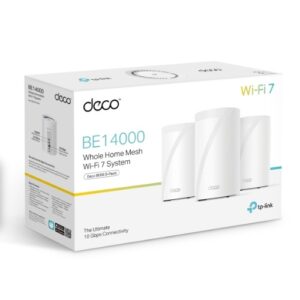 TP-Link Deco BE68 BE14000 Tri-Band Whole Home Mesh Wi-Fi 7 System (3-pack)