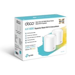 TP-Link Deco X20 AX1800 Whole Home Mesh Wi-Fi 6 System (2-Pack)