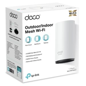 TP-Link Deco X50-Outdoor AX3000 Whole Home Mesh Wi-Fi 6 Unit (1-pack)