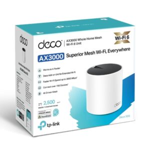 TP-Link Deco X55 AX3000 Whole Home Mesh Wi-Fi 6 System (1-Pack)