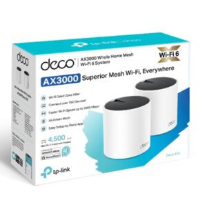TP-Link Deco X55 AX3000 Whole Home Mesh Wi-Fi 6 System (2-Pack)