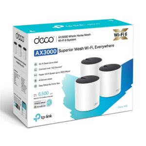 TP-Link Deco X55 AX3000 Whole Home Mesh WiFi 6 System (3-Pack)