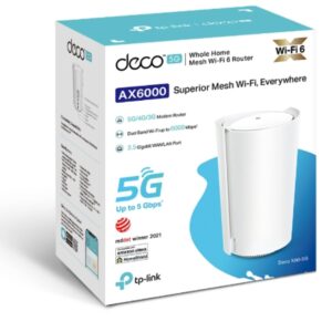 TP-Link Deco X80-5G 5G Whole Home Wi-Fi 6 Gateway (1-pack)