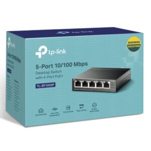 TP-Link TL-SF1005P 5-Port 10/100Mbps Desktop Switch with 4-Port PoE