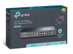 TP-Link TL-SF1016DS 16-Port 10/100Mbps Desktop/Rackmountable Switch