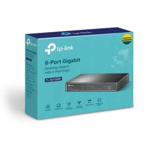 TP-Link TL-SG1008P 8-Port Gigabit Desktop Unmanaged Switch with 4-Port PoE
