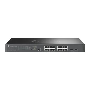 TP-Link Omada 16-Port 2.5G and 2-Port 10GE SFP+ L2+ Managed Switch with 8-Port PoE+