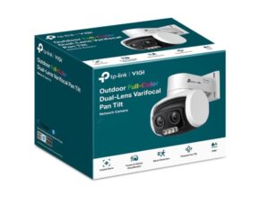 TP-Link VIGI 4MP Outdoor Full-Color Dual-Lens Varifocal Pan Tilt Network Camera