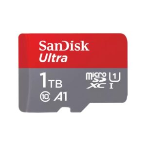 SanDisk Ultra microSDXC with SD Adapter - 1TB - Up to 150MB/s
