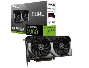 ASUS NVIDIA GeForce DUAL RTX™ 5060 8GB GDDR7 OC Edition