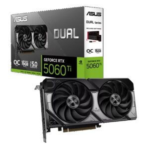ASUS Dual GeForce RTX™ 5060 Ti 16GB Black OC Edition