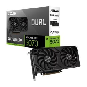 ASUS Dual GeForce RTX 5070 OC Edition 12GB GDDR7 Graphics Card