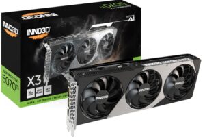 INNO3D NVIDIA GeForce RTX 5070 Ti X3 16GB GDDR7 Graphics Card