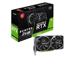 MSI GeForce RTX 3050 VENTUS 2X XS 8G OC Video Card