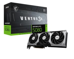 MSI GeForce RTX 5080 16G VENTUS 3X OC Graphics Card