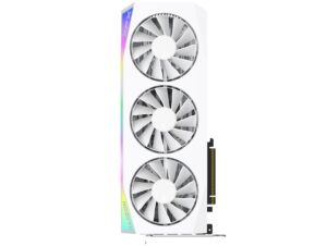 XFX Mercury AMD Radeon RX 9070XT OC White Gaming Edition with RGB 16GB GDDR6
